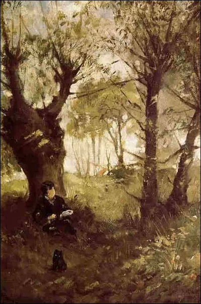 Et nous voici sur le "Vieux Chemin, à Auvers" : le tableau est signé par l'artiste :