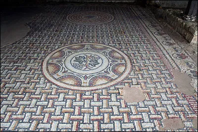 Revenons plus au sud et au raisin : les mosaïques de la villa de Séviac (près de Montréal-du-Gers) en montrent mais ne permettent pas d'en dater sa culture en l'actuelle région ...