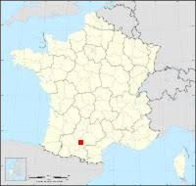 Quelle ville correspond au point rouge sur la carte de France ?