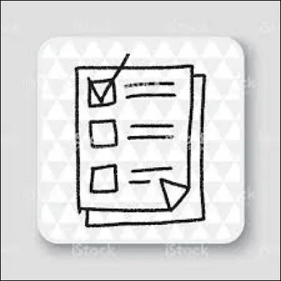 Ta mère te demande de faire une liste des choses que tu veux emmener chez ta mamie. Que fais-tu ?