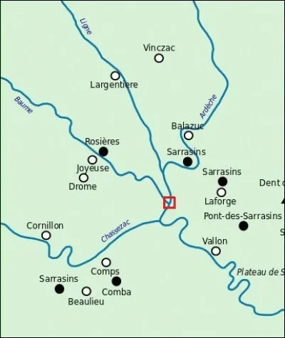 La rivi&egrave;re principale est la Beaume et son affluent la Drobie. Dans quel fleuve se jette la Beaume ?