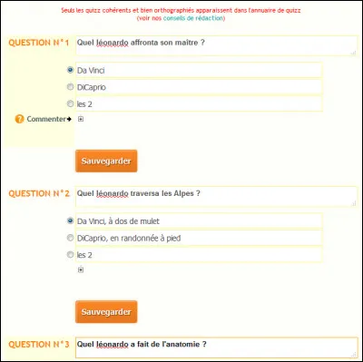 Avec ce quiz, il n'est pas sorti de___ !