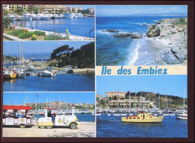 Située à 1 km de Six-Fours-les-Plages près de Toulon, dans quel département se trouve l'île des Embiez ?