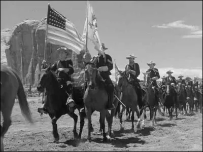 John Ford réalise "Rio Grande" avec John Wayne et Maureen O'Hara, dernier volet de la trilogie consacrée à la cavalerie américaine :