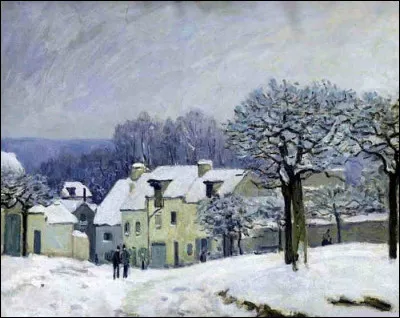 Et enfin qui est l'artiste ayant réalisé la peinture de "Marly-le-Roi, place du chenil sous la neige" ?