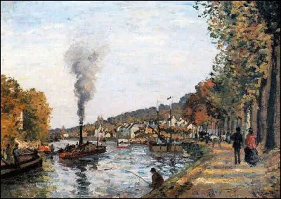 Qui a peint "La Seine à Port-Marly, le lavoir" ?