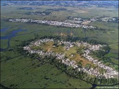 Un petit tour du côté de la Brière, on peut y voir l'île de Fédrun. Trouvez la ville !