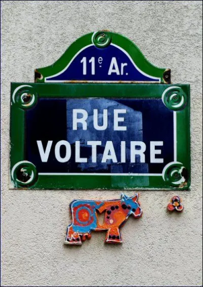 Combien y a-t-il de rues Voltaire ?