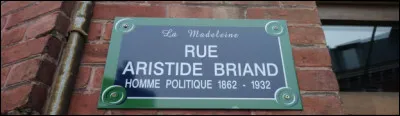 Combien y a-t-il de rues Aristide Briand ?