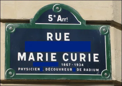 Combien y a-t-il de rues Marie Curie ?