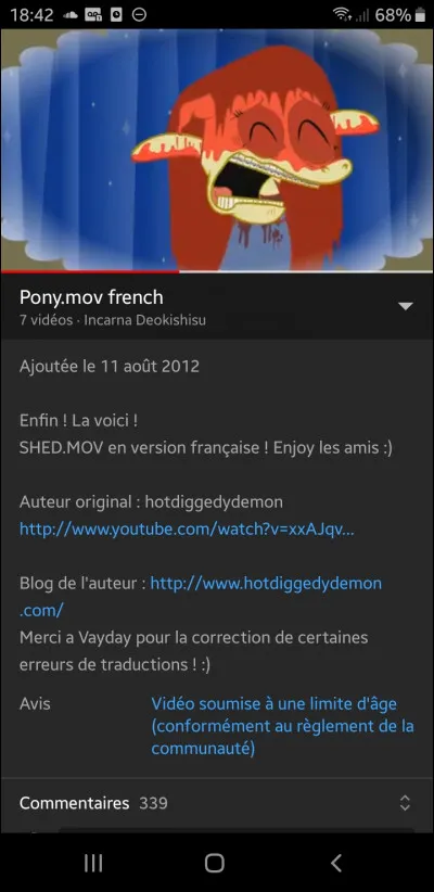 Dans cette vidéo, quelle est la référence qu'on peut voir ?