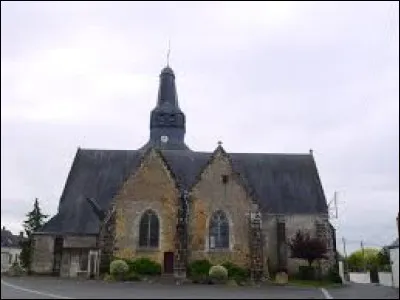Voici l'&eacute;glise Saint-Germain de Rahay. Village des Pays-de-la-Loire, dans la r&eacute;gion naturelle du Perche, il se situe dans le d&eacute;partement ...