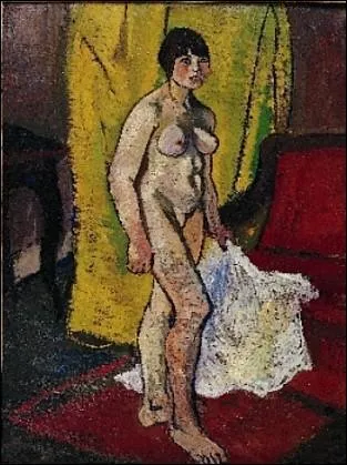 Le nu  la drape blanche est de :