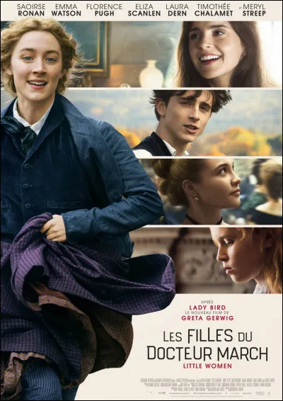 J'ai joué dans le film "Les Filles du docteur March" de Greta Gerwig. Qui suis-je ?