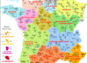 Voyage en France - Les départements des villes et villages de France