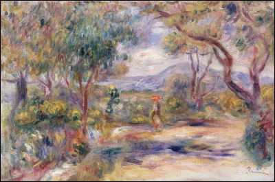 Qui est l'auteur de ce "Paysage à Cannes" ?