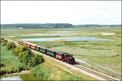 Ce train longe l'une des plus belles baies du monde sur la Côte Picarde en utilisant l'ancien réseau des Bains de Mer. La mer d'un côté, les prés salés de l'autre, c'est...