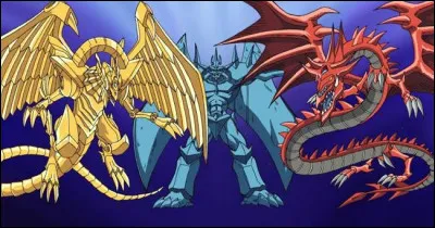 Cite les 3 dieux du dessin animé Yu-Gi-Oh !'.