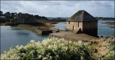 Passons à présent des moulins à vent aux moulins à eau, complètement différents, et commençons par le moulin à marée du Birlot de Bréhat, à vous de trouver le département !