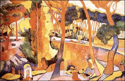 Qui a peint "La Route en lacets près de l'Estaque" ?