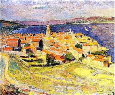 &Agrave; qui doit cette toile intitul&eacute;e "Vue sur Saint-Tropez" ?