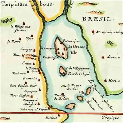 Quelle éphémère colonie française (1555-1560) a été fondée au Brésil ?