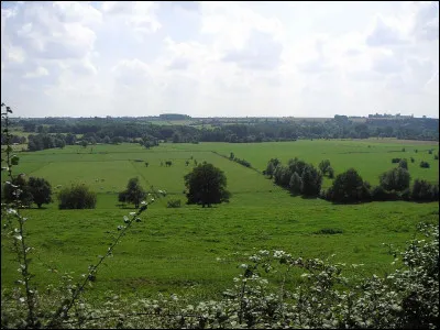 La vue de cette plaine est morne, mais point n'est-ce Waterloo, tout de même... qui est toujours (selon Hugo encore) "plus odieux que Crécy". Oui, mais lequel, de Crécy à sinistre mémoire ?