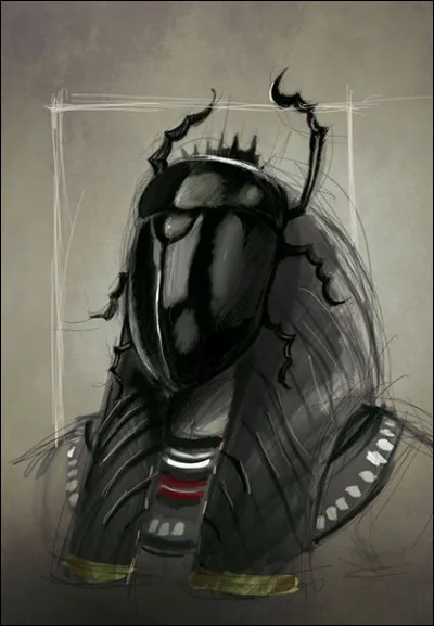 Dieu du renouvellement cyclique, de la renaissance quotidienne du soleil, représenté sous l'aspect d'un scarabée. Qui est-il ?