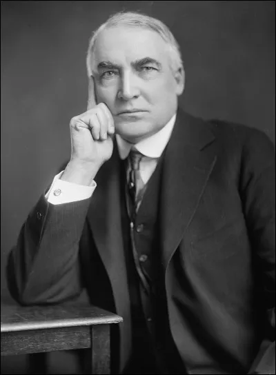 Cet homme politique américain, président des Etats-Unis de 1921 à 1923, c'est ... Harding.