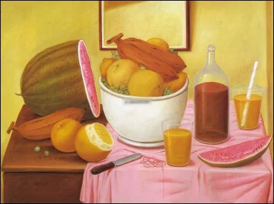 Qui a peint "Nature morte &agrave; l'orangeade" ?