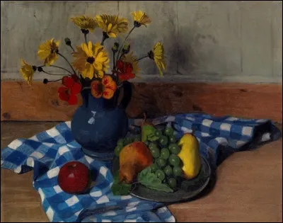 Qui a peint "Soleils, poires et raisins" ?