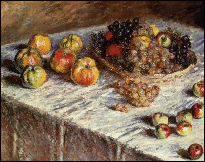 Qui a peint "Pommes et raisins" ?