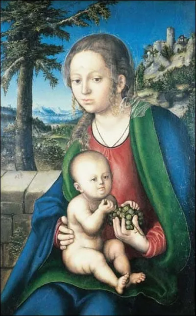 Qui a peint "La Vierge aux raisins" ?