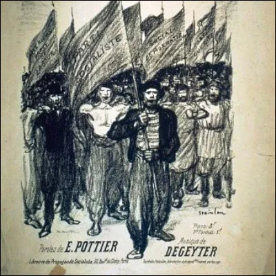 Quel chant r&eacute;volutionnaire fut &eacute;crit par Eug&egrave;ne Pottier et compos&eacute; par Pierre Degeyter ?