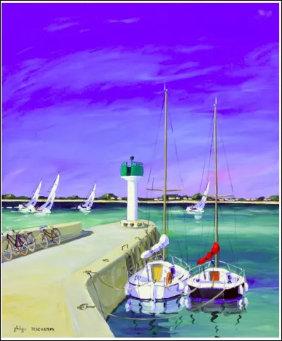 À la sortie du village, les moteurs chauffaient déjà... et nous aussi : on s'arrêtait au dernier café du village, où...