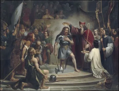 Je m'entends aussi bien avec Ajc, qui s'y connaît bien en histoire et en géographie. Sous quel roi se produit l'incroyable histoire du vase de Soissons ?