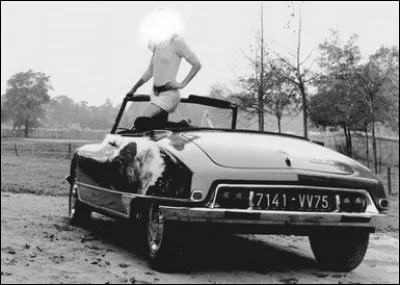 Quelle actrice fit la promotion de ce cabriolet DS21 Citroën, en 1969 ?