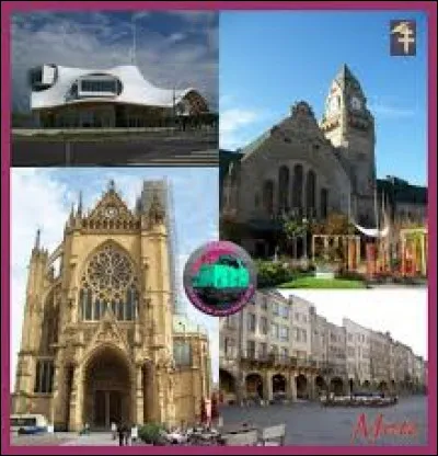 Dans quelle ville lorraine faut-il se rendre pour découvrir le Centre Pompidou, la Porte des Allemands ou la cathédrale Saint-Étienne ?