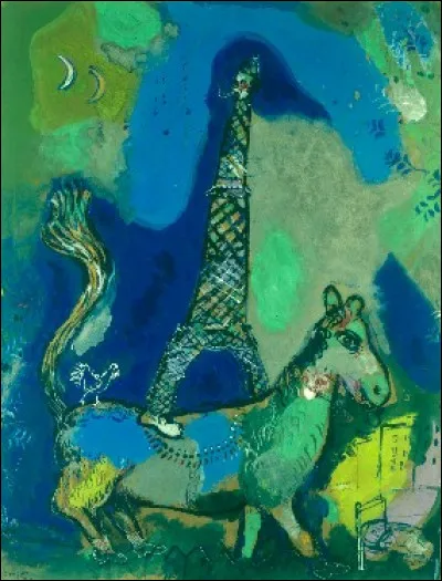 À qui doit-on cette aquarelle de la tour Eiffel ?