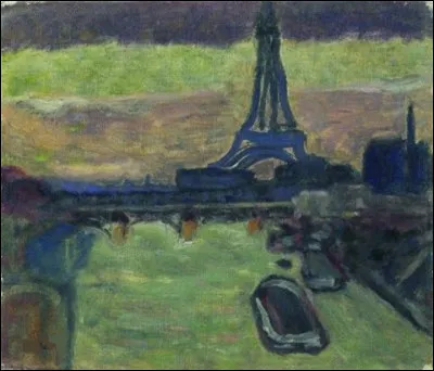 Qui a représenté "La Tour Eiffel et la Seine" ?