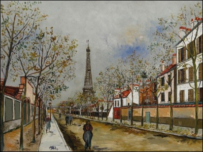 Qui a représenté l'avenue de Versailles et la tour Eiffel ?