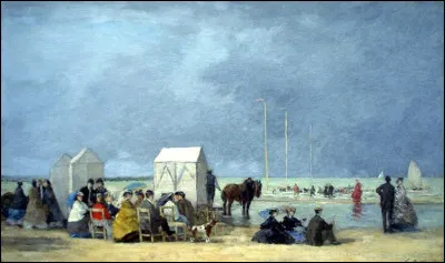 Qui a peint "Baignade à Deauville" ?