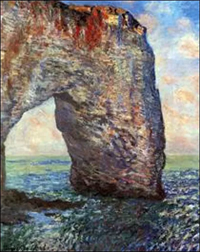 Qui a peint "Le Mannerport près d'Étretat" ?