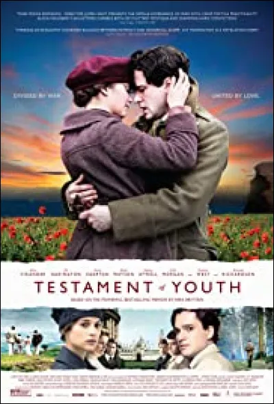 Quel est le nom du personnage qu'il interprète dans "Mémoires de Jeunesse" (titre original : "Testament of Youth") (2014) ?