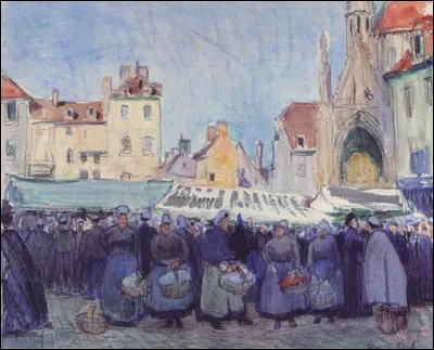 À qui doit-on "Le Marché du Havre" ?