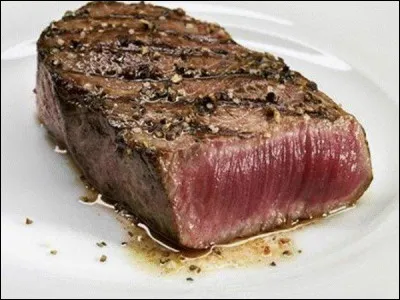 Ce filet de boeuf de 3 ou 4 cm d'épaisseur, se prend-il pour quelqu'un d'autre ?