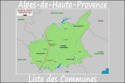 Les habitants des Alpes-de-Haute-Provence sont des Bas-Alpins.