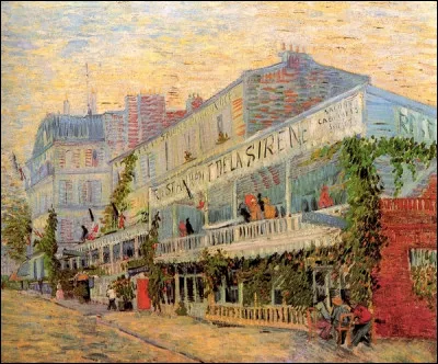 Quel peintre est l'auteur du tableau "Restaurant de la Sirène à Asnières" ?