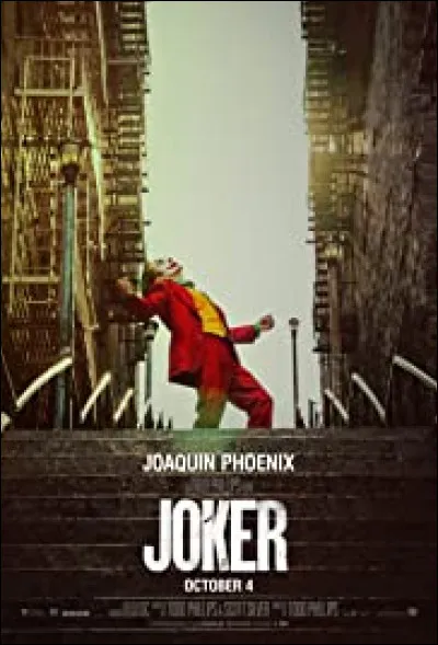 Quel est le nom du personnage qu'il interprète dans "Joker" (2019) ?