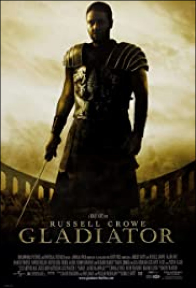 Quel est le nom du personnage qu'il interprète dans "Gladiator" (2000) ?